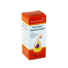 РЕГУЛАКС ПИКОСУЛЬФАТ 7,5мг/мл 20мл капли д/приема внутрь Кревель Мойзельбах ГмбХ