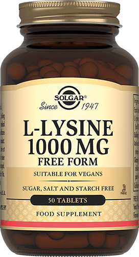 СОЛГАР Л-ЛИЗИН таб. 1000мг N50 Solgar Vitamin and Herb