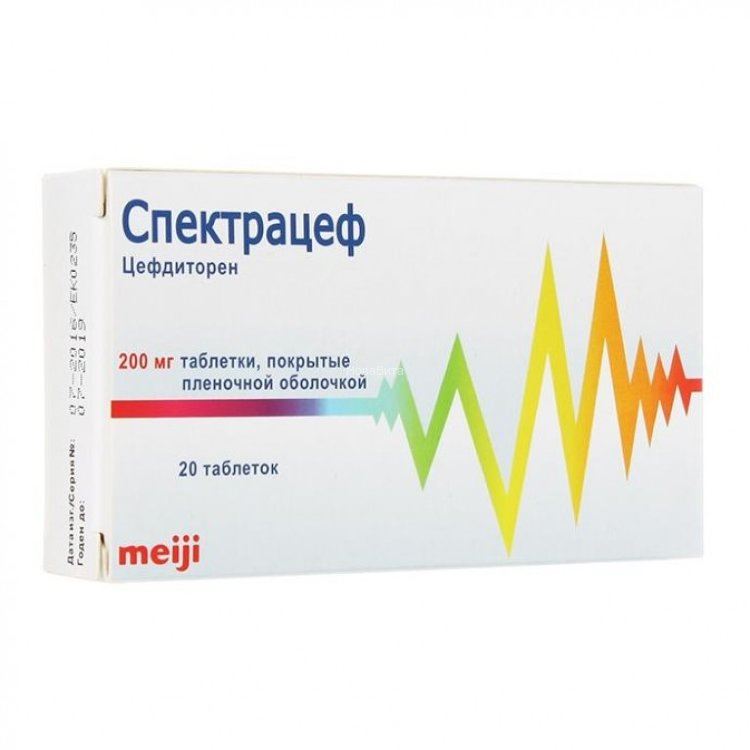 СПЕКТРАЦЕФ 200мг N20 таб. покрытые пленочной оболочкой Tedec Meiji Pharma S.A.